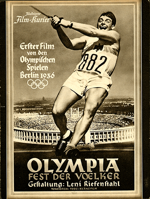 Illustrated film brochure, Olympic fest der Voelker 